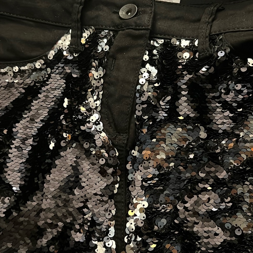 Next Sequin Pants- Very Taylor Swift- Size 4 (Usa… - image 5